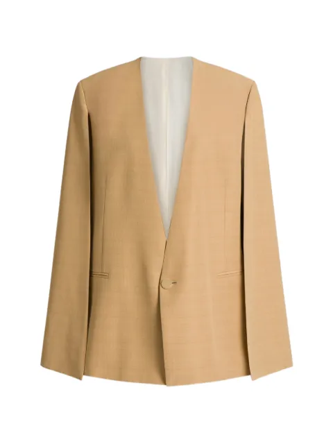 Alberta Ferretti long-sleeves blazer Neutrals AEF261M05050138