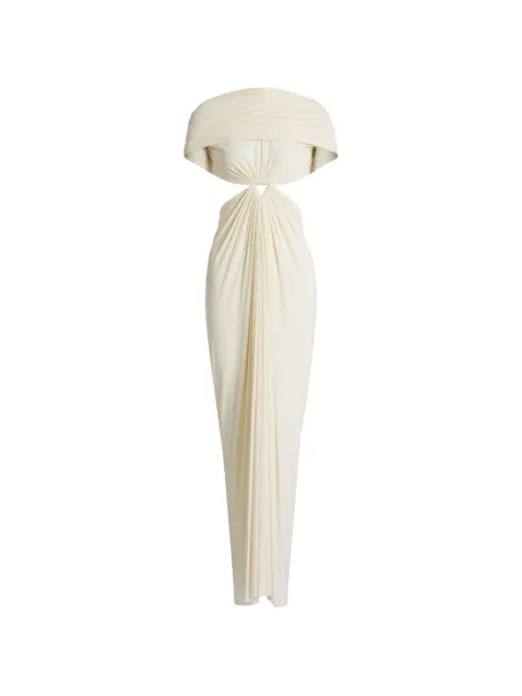 Alberta Ferretti cut-out maxi dress Neutrals AEF261M04190123