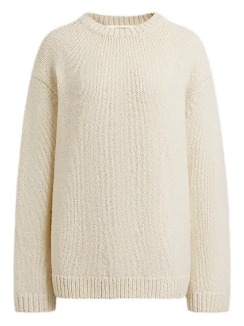 12 STOREEZ round neck sweater Neutrals 131069