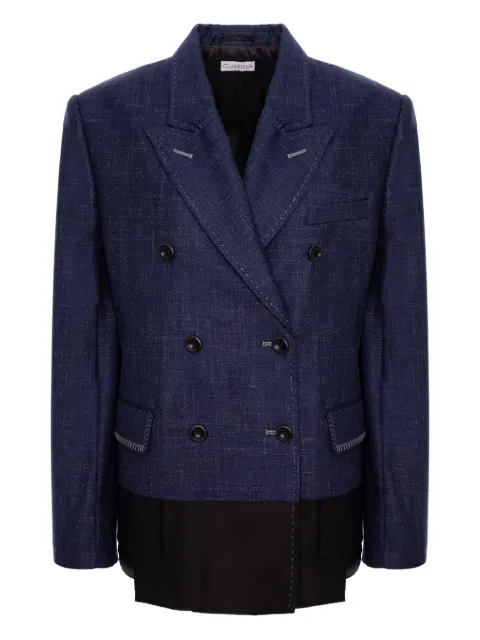 CuAnna Margie double-breasted blazer Blue MARGIEJACKET