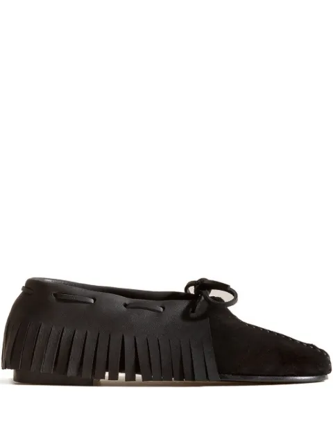 Hereu Tilla fringes loafers Black TIFRWFA25