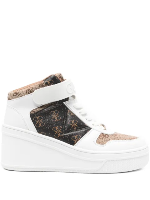 GUESS USA Rubeka 4G platform sneakers White FLFRUKFAL12BEIBR