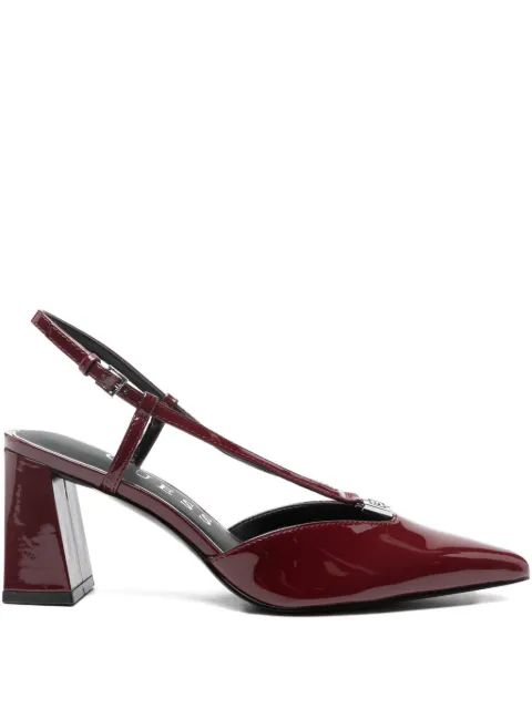 GUESS USA 80mm t-strap block-heel pumps Red FLFVRSPAF05RED