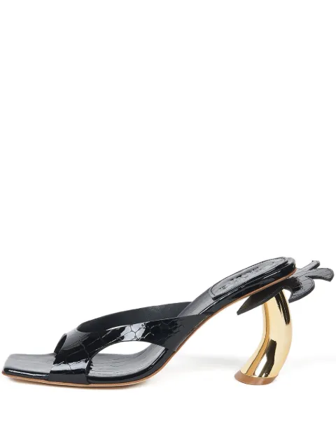 A.W.A.K.E. Mode 90mm Chiara palm-tree pumps Black SSPF25SH5BLACK
