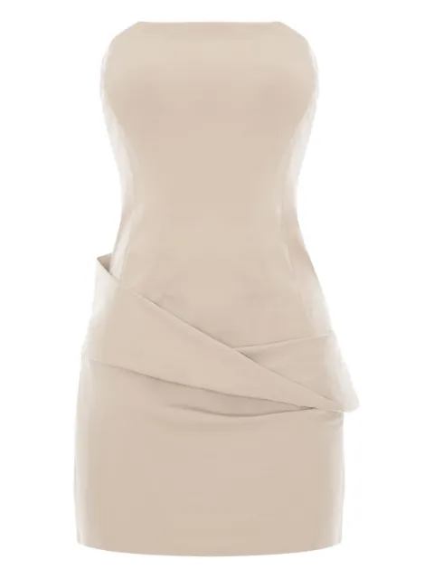 CuAnna Palermo strapless mini dress Neutrals PALERMODRESS