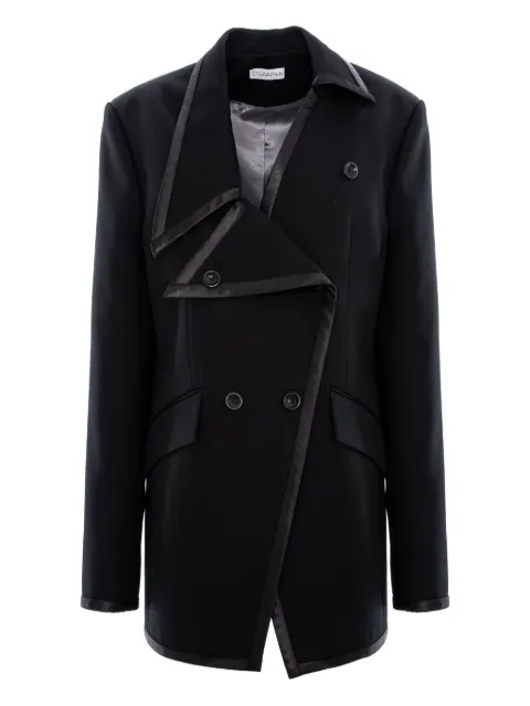 CuAnna MIRA double-breasted blazer Black MIRAJACKET