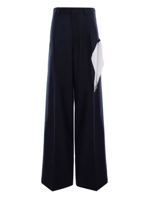CuAnna TYRA cut-out trousers Blue TYRAPANTS