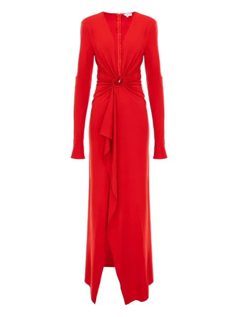CuAnna Katherina ring-detail maxi dress Red KATHERINADRESS