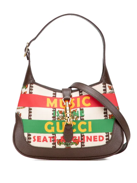 Gucci Pre-Owned 2016-2025 Small Canvas 100 Centennial Music Jackie 1961 crossbody bag Brown 2P4IAQCPDUALUBHD
