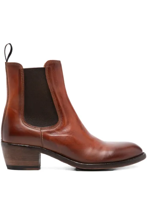 Shoto 45mm pull-tab boots Brown 51168