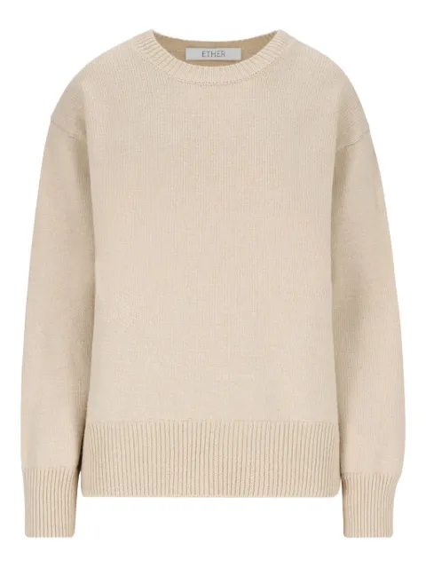 ETHER Gemini crew-neck sweater Neutrals 5902395001875SM