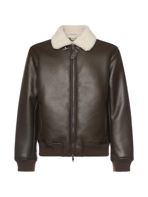 LIU JO sherpa collar jacket Brown QF5128E1091