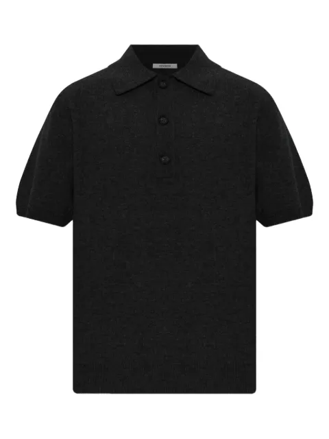 ENTIRE STUDIOS buttoned short-sleeve polo shirt Grey UNU2511087BL
