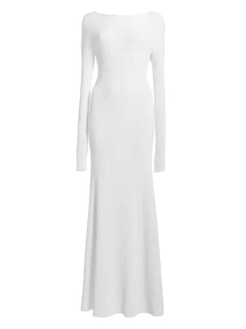 A.W.A.K.E. Mode off-shoulder maxi dress White AW24K01VI01IVORY