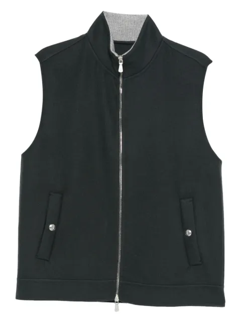 Eleventy zip vest Grey L75GILL10TES0H2292222