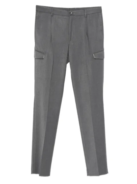 Tagliatore flap-pockets trousers Grey PLANG14560016
