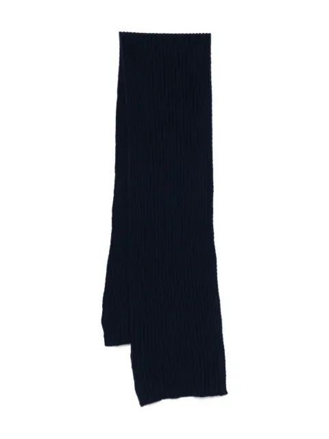 Dell'oglio ribbed scarf Blue 105DOCASHMERE