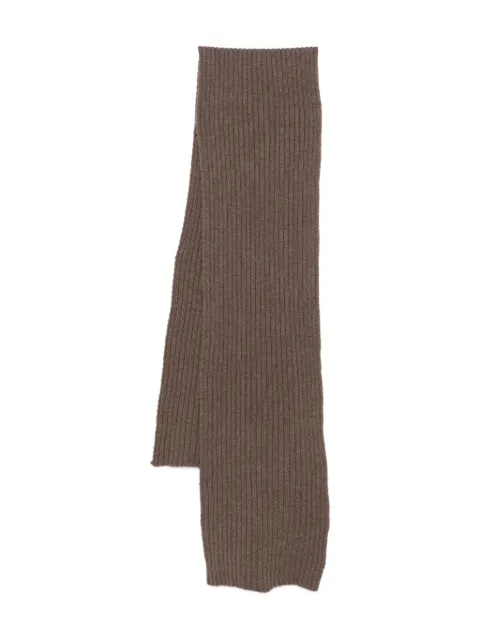 Dell'oglio ribbed scarf Brown 105DOCASHMERE