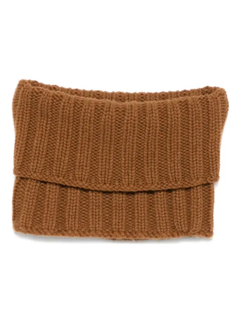 Dell'oglio ribbed scarf Brown 181CCASHMERE