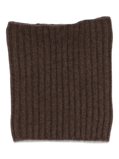 Dell'oglio ribbed scarf Brown 168CCASHMERE
