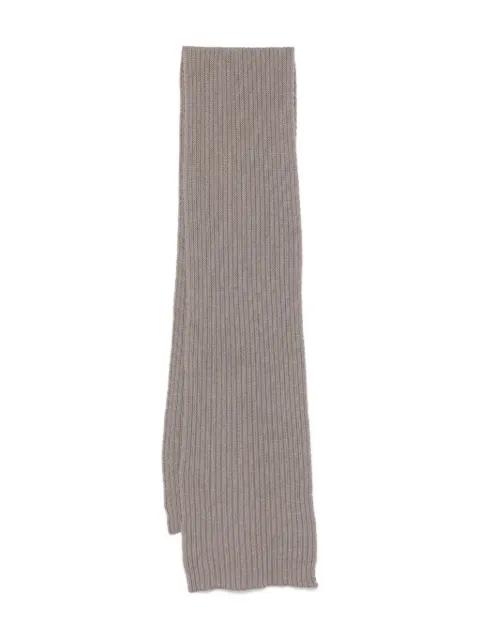 Dell'oglio ribbed scarf Neutrals 105DOCASHMERE