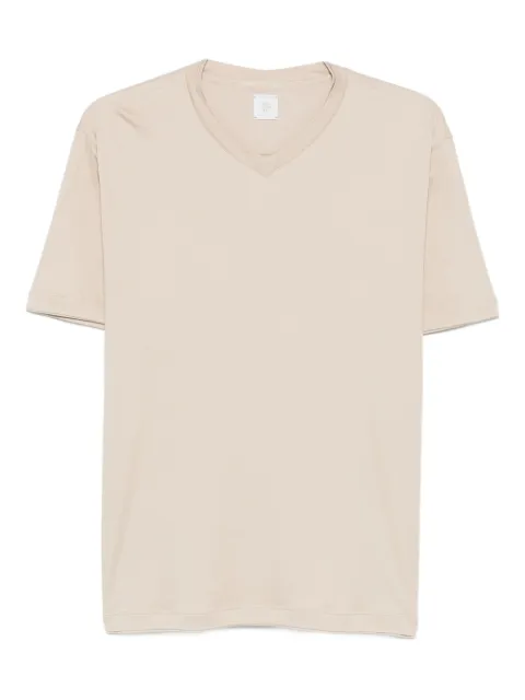 Eleventy V-neck T-shirt Neutrals L75TSHK20TES0K03504