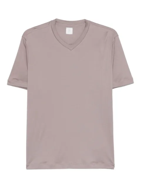Eleventy V-neck T-shirt Pink L75TSHK20TES0K03581