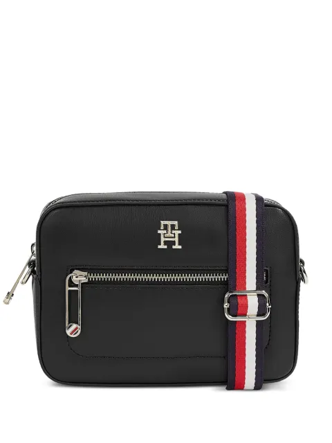 Tommy Hilfiger logo-plaque crossbody bag Black AW0AW15864BDS