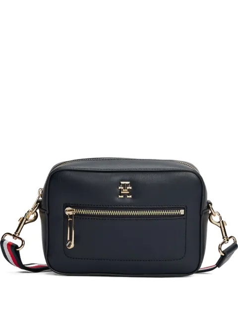 Tommy Hilfiger logo-plaque shoulder bag Blue AW0AW15864DW6