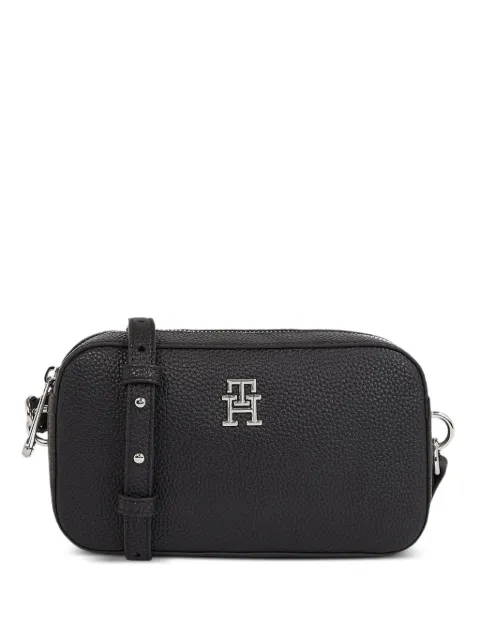 Tommy Hilfiger logo-plaque crossbody bag Black AW0AW15179BDS