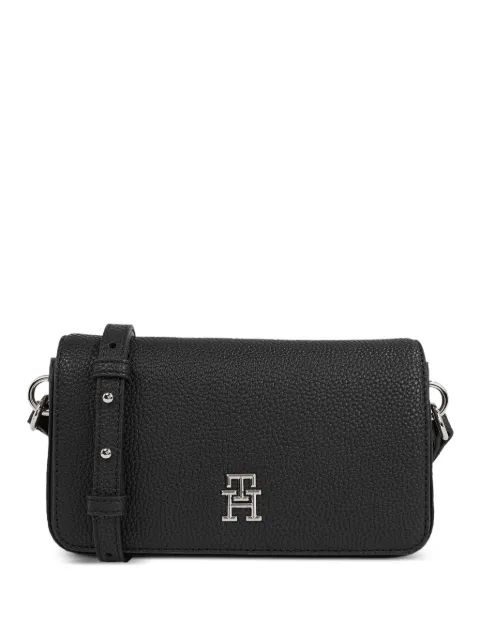 Tommy Hilfiger logo-plaque crossbody bag Black AW0AW15180BDS