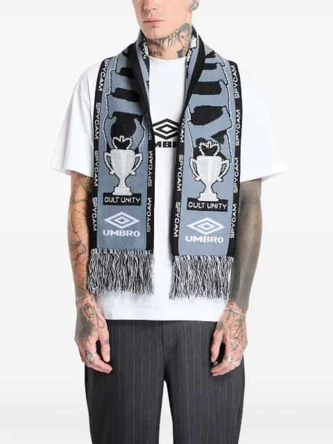 UMBRO Cult Unity fringed scarf Black UBMW232YA11BLK0028