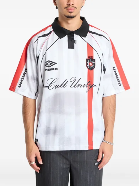 UMBRO striped-details polo shirt White UBMW0402FA251WTH0020