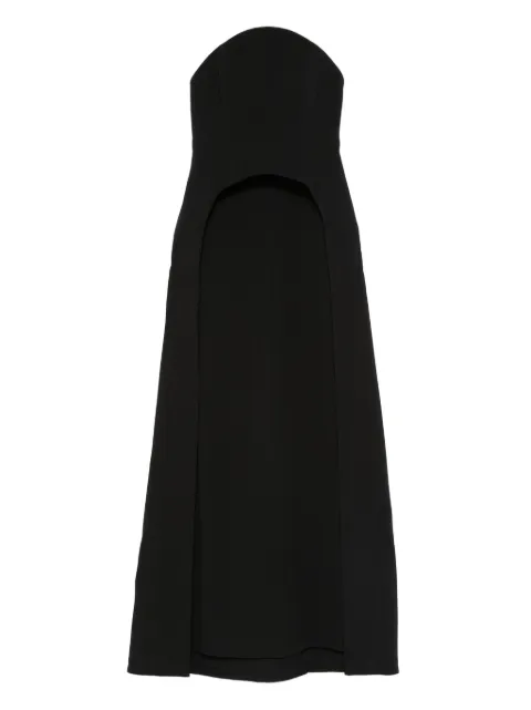Solace London Vi strapless maxi dress Black OS46021