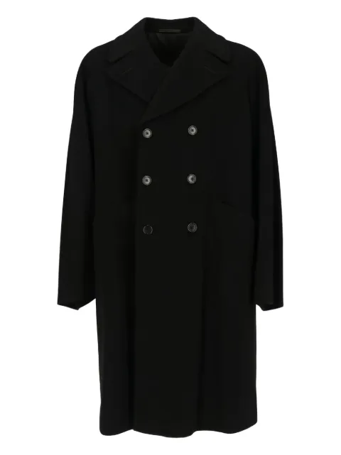 Romeo Gigli Pre-Owned 1990s double-breasted coat Black RG820PA