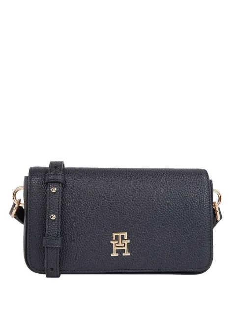 Tommy Hilfiger logo-plaque crossbody bag Blue AW0AW15180DW6