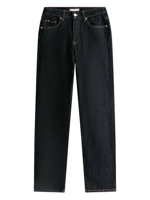 Tommy Hilfiger logo-patch jeans Blue WW0WW4248602E
