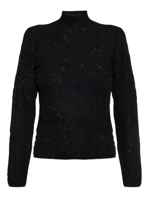 Kate Spade knitted turtleneck top Black KN435
