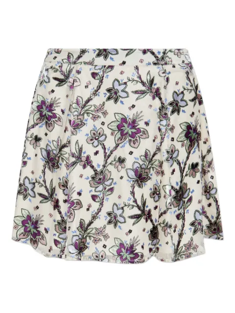 Kate Spade floral-print A-line skirt Neutrals KN460