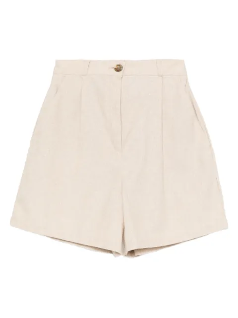 To b. by agnès b. canvas shorts Neutrals 6287WX44