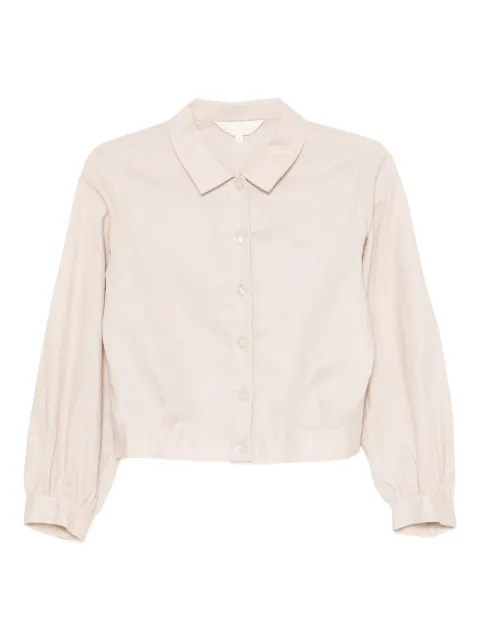 To b. by agnès b. cropped shirt Neutrals 6275WX43
