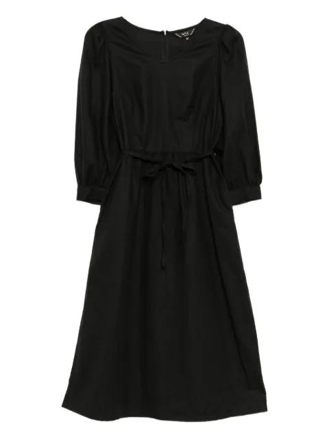 To b. by agnès b. V-neck dress Black 6272WX41