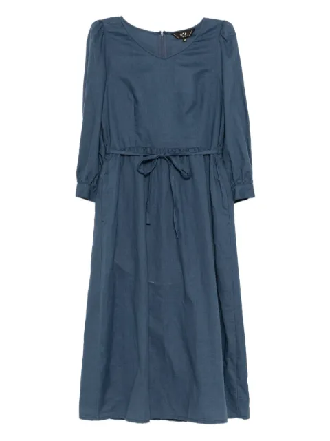 To b. by agnès b. V-neck dress Blue 6272WX41