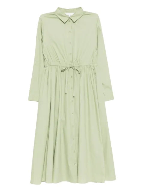 To b. by agnès b. drawstring shirt dress Green 6229WD98