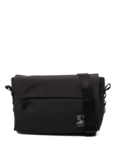 agnès b. logo-patch messenger bag Black P800VNU4