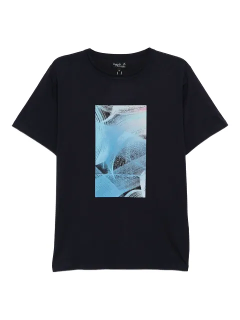 agnès b. x Creepy Mouse Brando T-shirt Blue EBK7SFI3