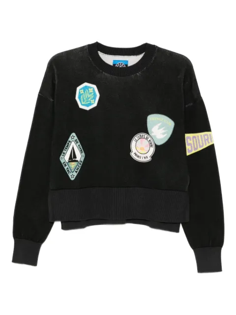 SPORT b. by agnès b. badge sweater Grey 1695QL16