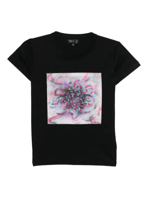 agnès b. graphic-print T-shirt Black 2653SFJ6