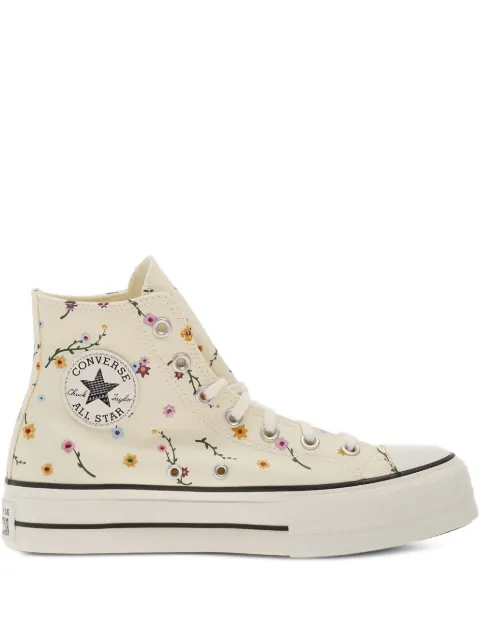 Converse Chuck Taylor All Star Lift embroidered-blooms sneakers Neutrals A15536C