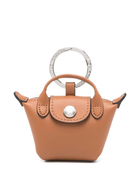 Longchamp Le Pliage Xtra keyring Brown 36078987M19